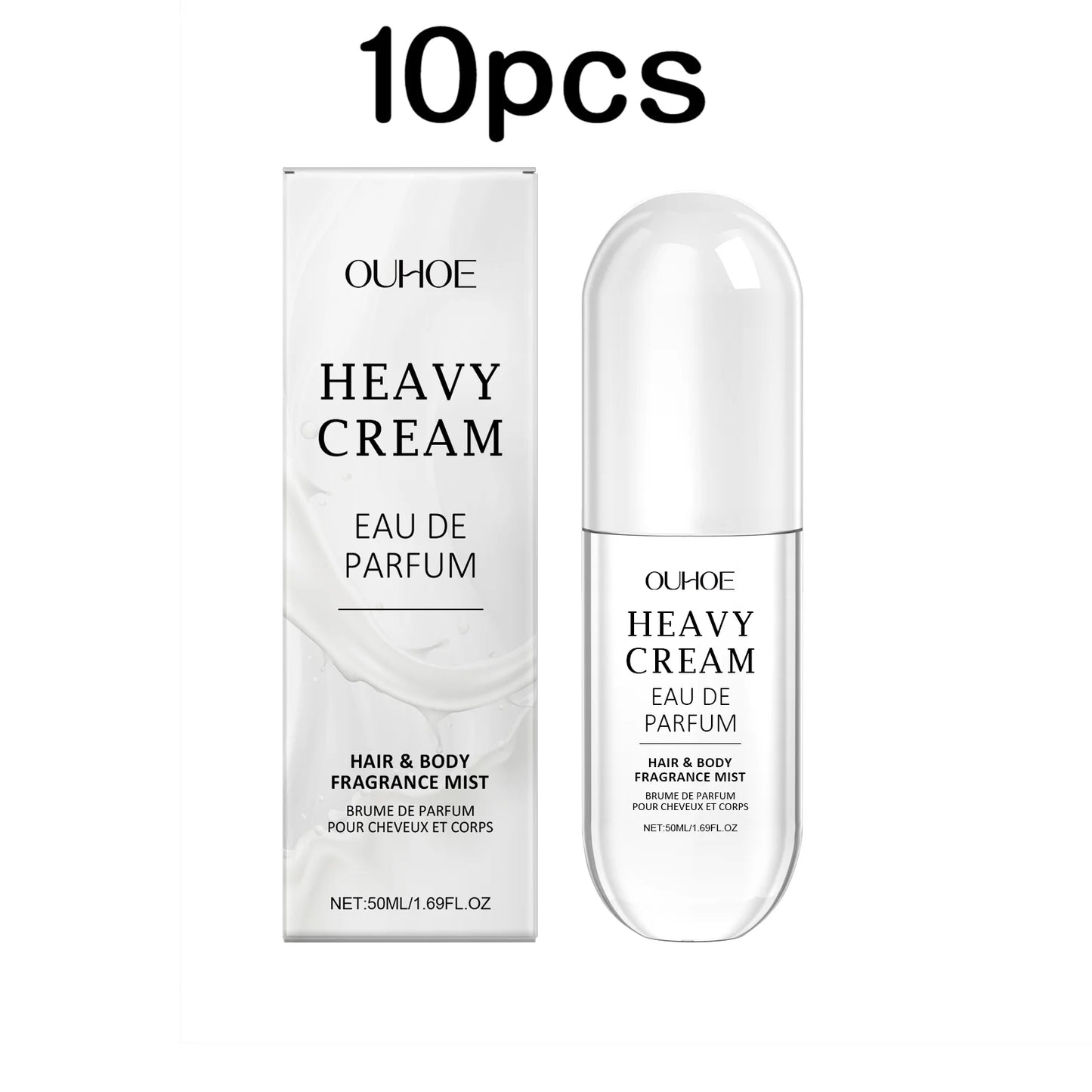 Ouhoe 50ml Light Milk Fragrance Perfume Charm Release Hair Body Spray Birthday Valentine's Day Gifts Flirting Pheromone Perfume