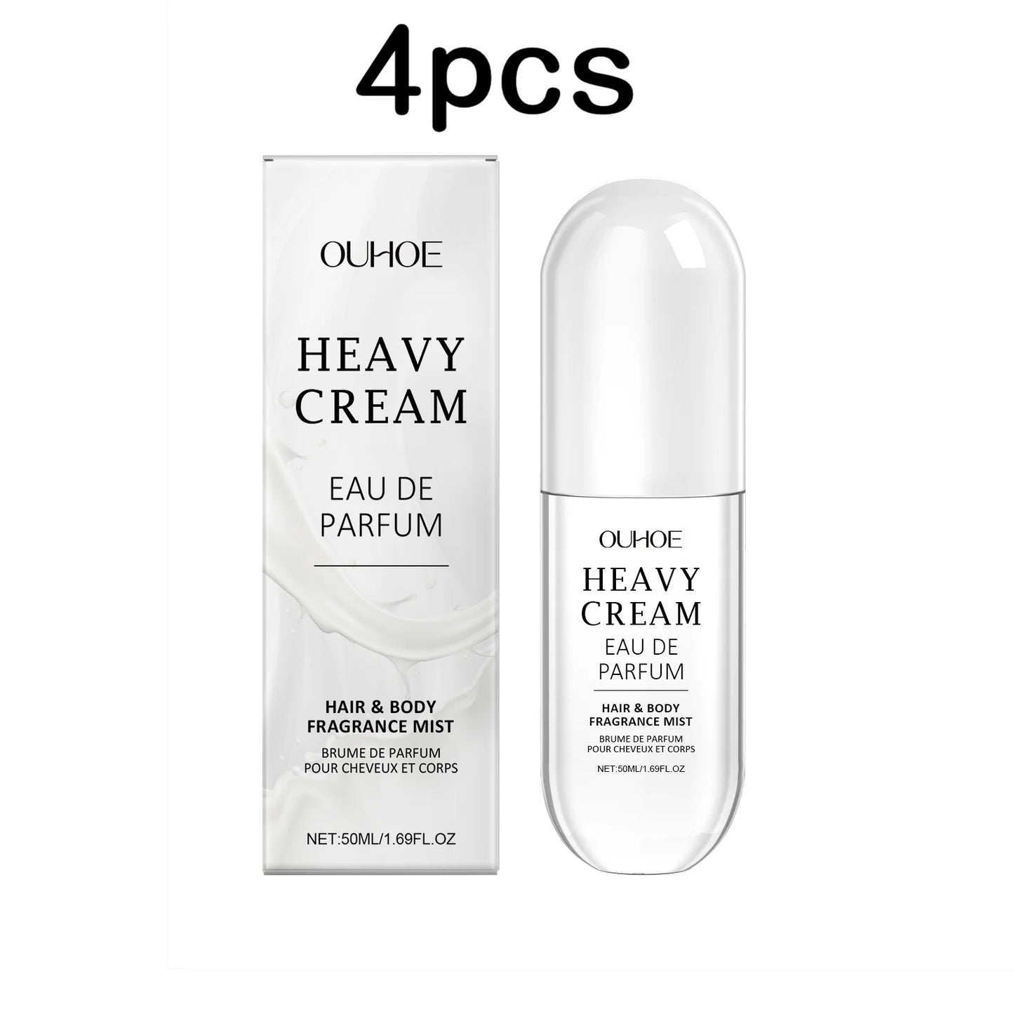 Ouhoe 50ml Light Milk Fragrance Perfume Charm Release Hair Body Spray Birthday Valentine's Day Gifts Flirting Pheromone Perfume