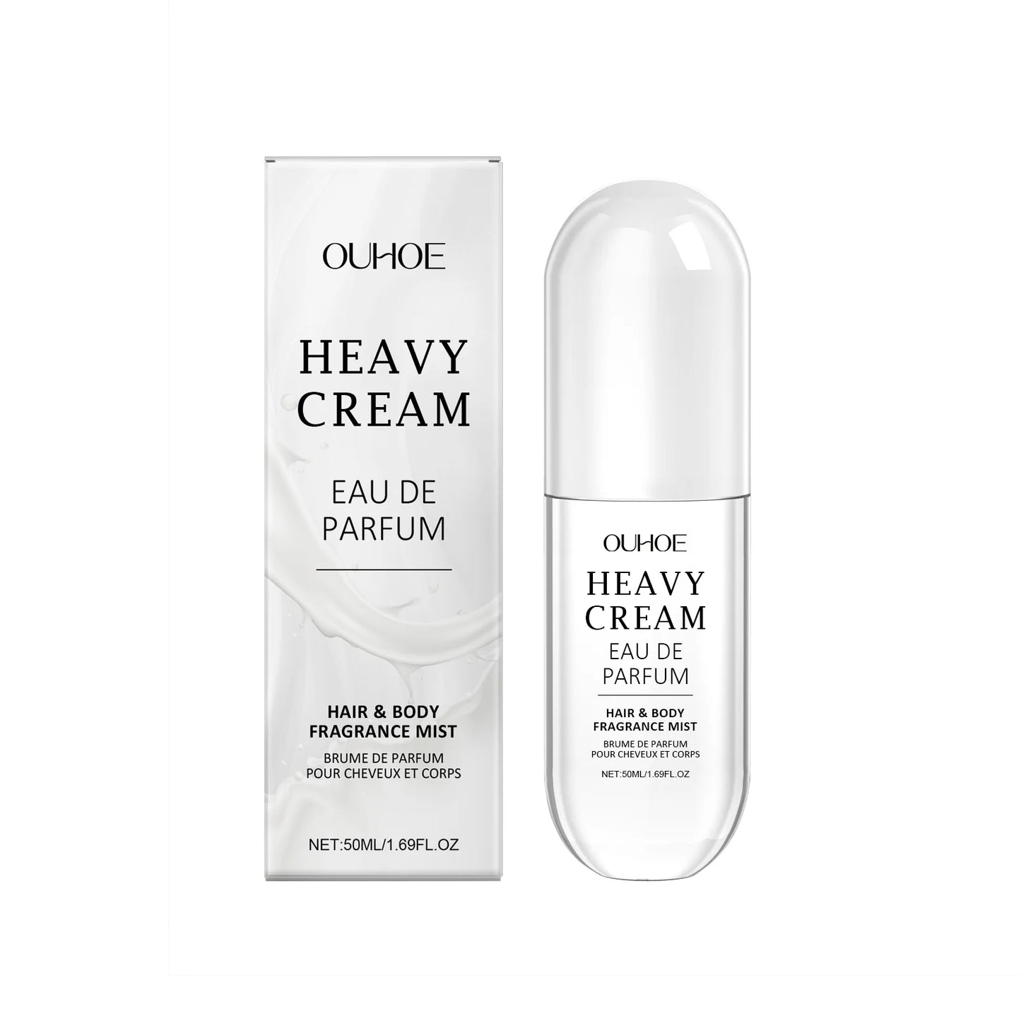 Ouhoe 50ml Light Milk Fragrance Perfume Charm Release Hair Body Spray Birthday Valentine's Day Gifts Flirting Pheromone Perfume