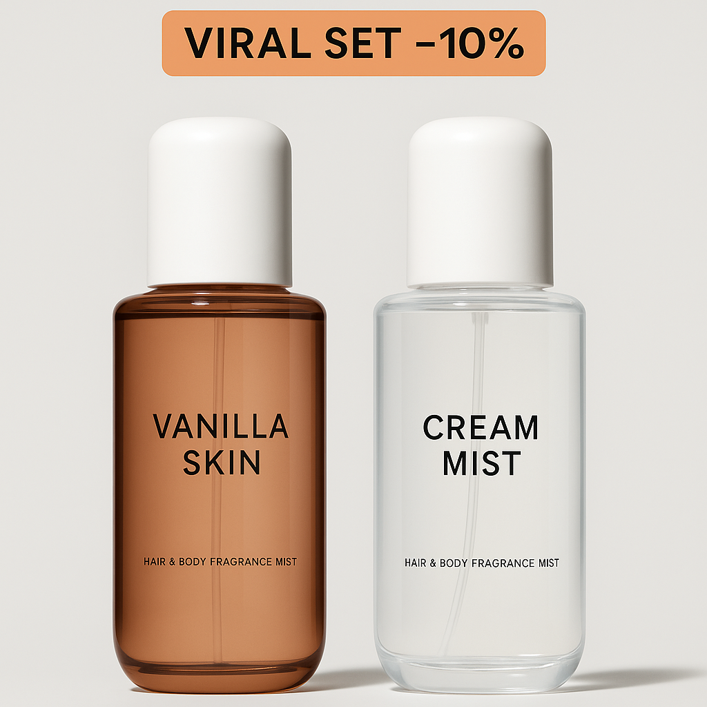 Vanilla Skin + Cream Mist together Infused with high-potency pheromones.