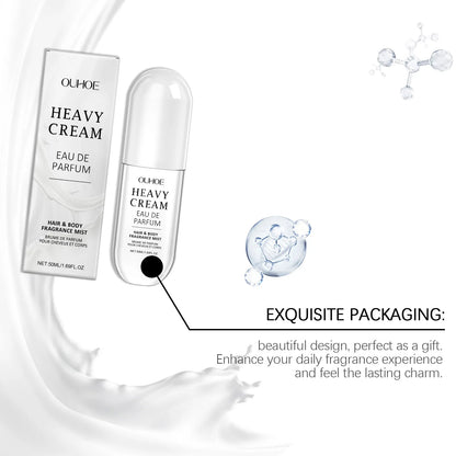 Ouhoe 50ml Light Milk Fragrance Perfume Charm Release Hair Body Spray Birthday Valentine's Day Gifts Flirting Pheromone Perfume